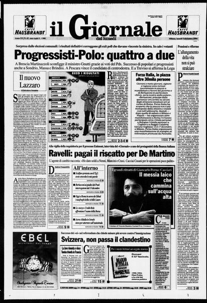 Il giornale del lunedi